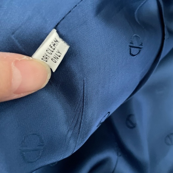 Christian Dior vintage linen cotton blend blazer jacket M - Picture 5 of 6